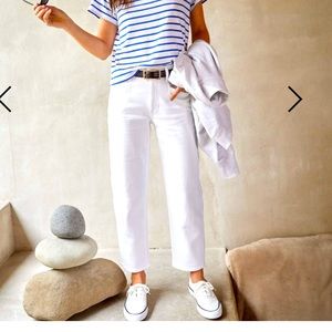 AYR white size 28 the beat twill jeans